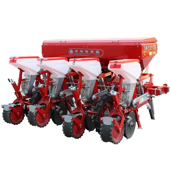 4 Rows No-Tillage Fertilizer and Maize Planter with Iron Fertilizer Box