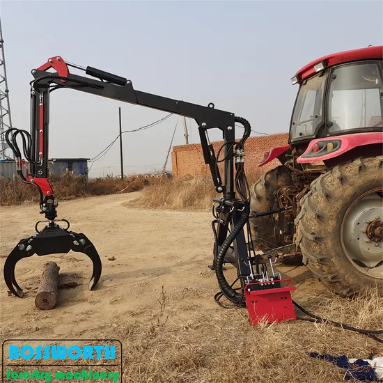 Bossworth Tractor Crane 3 Point Hitch Timber Crane for Tractor
