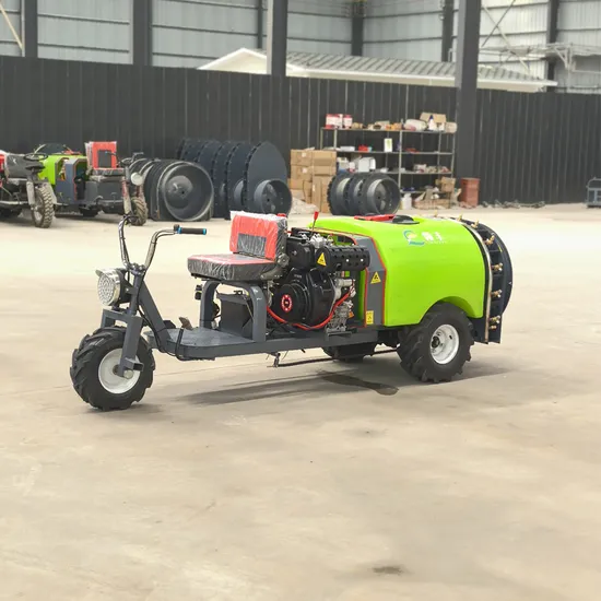 China Popular 300L Three-Wheeled Dragon Fruit Fruit Trees Small High Pressure Diesel Gasoline Powered Air Sprayer Manufacturers
