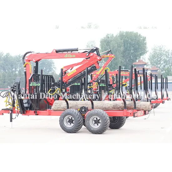 Adjustable Tandem Narrow Gauge Log Logging ATV Forest Trailer