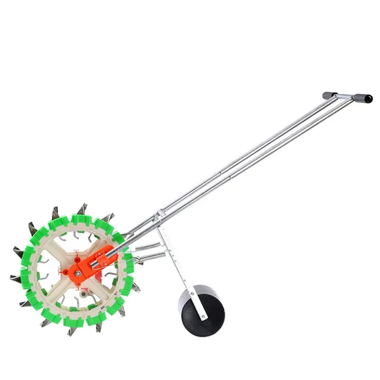 Sunflower Farm Tools Green Machine Push Slice and Planter Seeder Transplanters