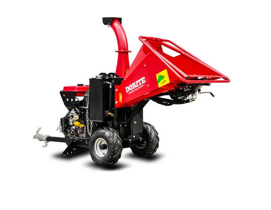 Instock 27sf 27HP Autofeed Hydraulic Cyclonic Branch Chipper Sawdust Gasoline Large Wood Chipper