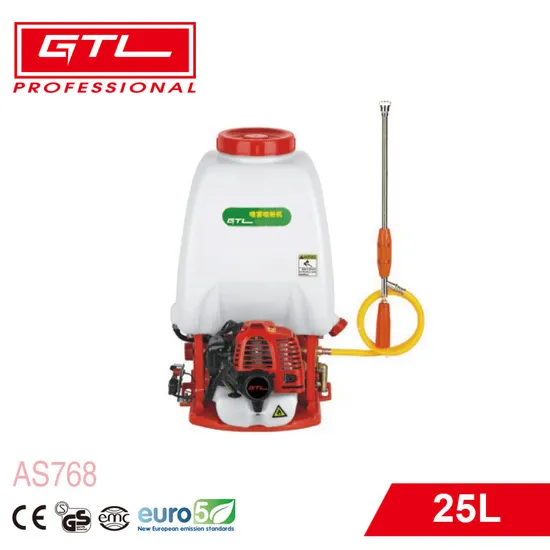 Gas Powered Backpack Sprayer 20/25L Tank Knapsack Agricultural Sprayers (AS768)