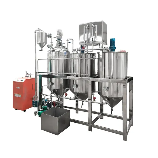 Oil Expeller Refinery Machine Sunflower Avocado Almond Oil Refining Machine