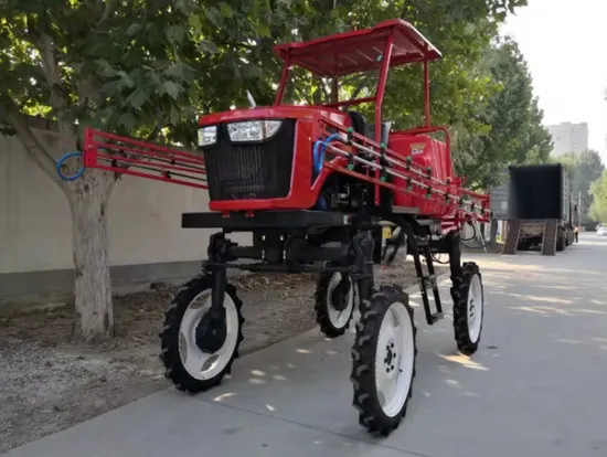 800L Tractor Boom Sprayer for Insecticide and Fertilization Self Propelled Diesel Engine Tractor Sprayer