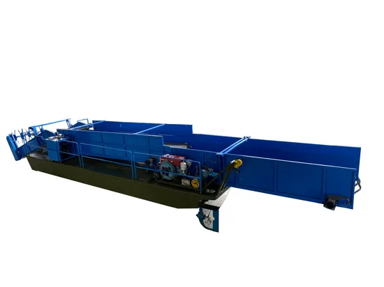 30 Horsepower Stainless Steel River Cleaning Harvester Machine Boat