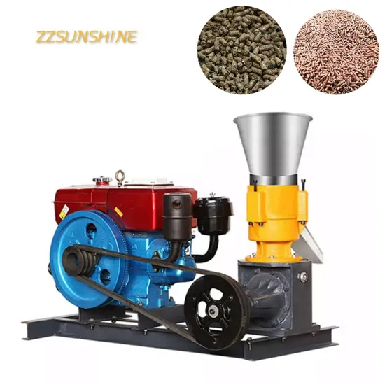 Low-Cost Small Home-Made Livestock Feed Granulator 220V 380V Corn Straw Granulator for Family Farm
