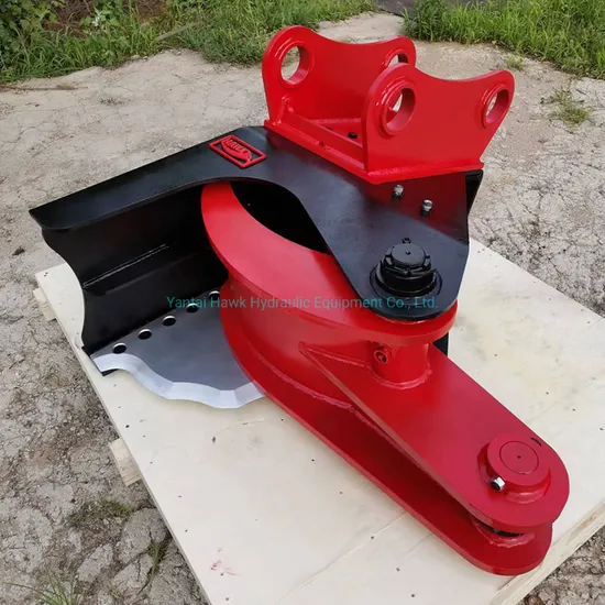 Forestry Excavator Attachments Hydraulic Tree Shear with Grapple