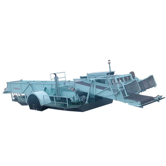 Fully Automatic Aquatic Plants Weeds Collecting Reeds Cutting Skimmer Harvesting Machine Boat
