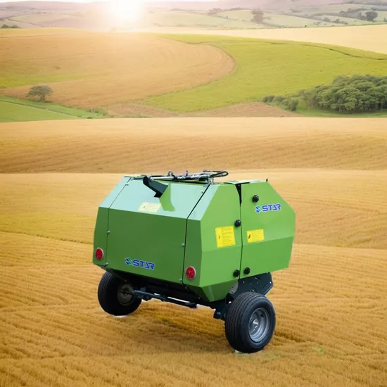 Mini Round Baler Stable Performance CE Cetificate Easy Maintenance Smooth Operation