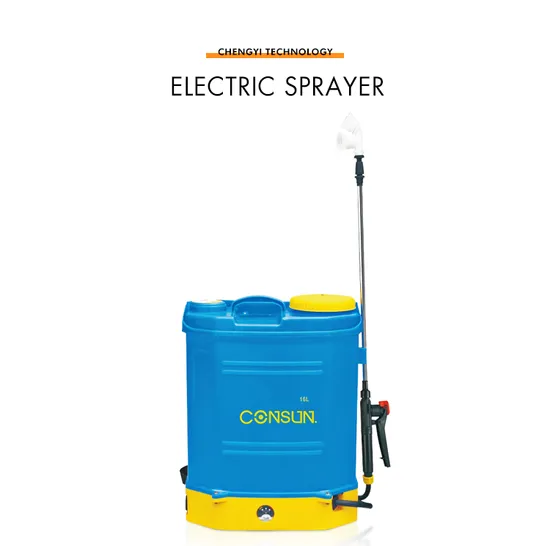 Chemical Fertilizer Weed Portable Rechargeable Knapsack Dynamoelectric Electric Lithium Battery Sprayer OEM