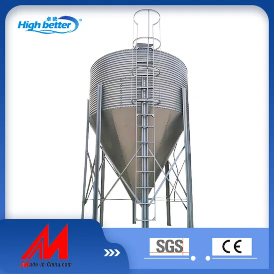 Poultry Farm Equipment Feed Hopper Silos Grain Silo for Sale