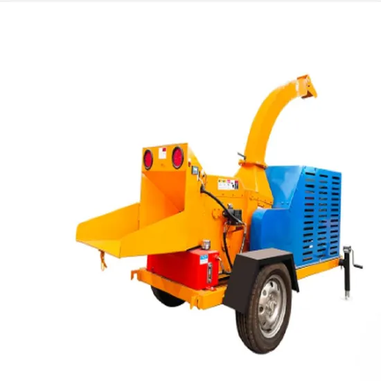 Crusher Machine Shredder 20mm Feed Particle Size Customizable Wood Chipper