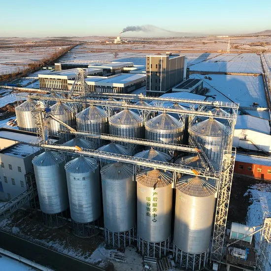 Stainless Sheet Feed Silo PARA Granos with 100-300 Ton Grain Silos