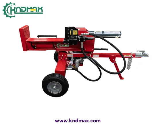 2025 Kndmax Ws40 New Designed 35t 600 mm Diameter Used Firewood Processor Sale Log Splitter Hydraulic Firewood Processor