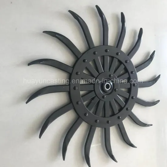 Hoe Harrow Rotary Teeth Black Wheel
