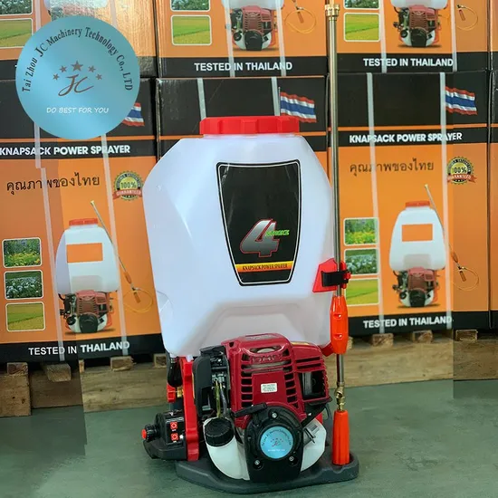 Taizhou Jc-666 Durable Gasoline-Powered Brass Pump Sprayer for Efficient Farming Tasks
