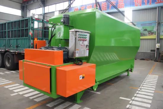 Horizontal Fixed Feeding Cuting Mixing Machine Easy and Fast Operation Mixer for Farm
