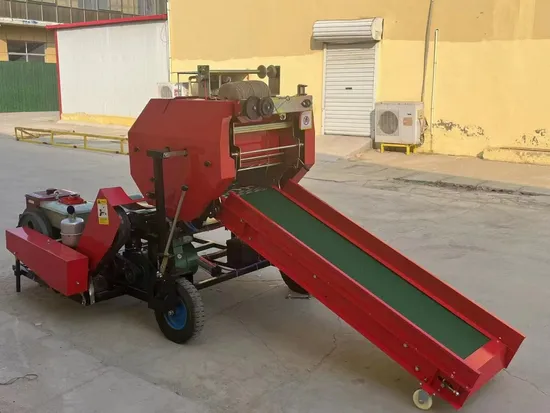 Corn Straw Sugarcane Tail Leaves Automatic Bundling Rotary Envelop Integrated Machine
