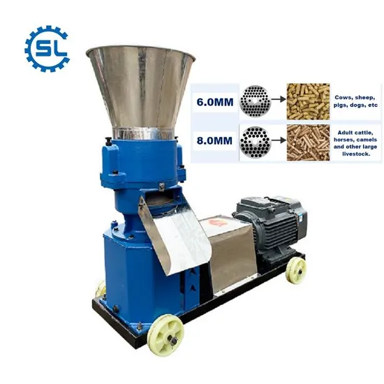 Hot Selling Mini Cattle Fish Bird Poultry Feed Pellet Machine