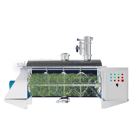 High-Speed and Low-Breakage Double-Spiral Belt Design New Stirring and Mixing Equipment for Polymer Lithium-Ion Batteries