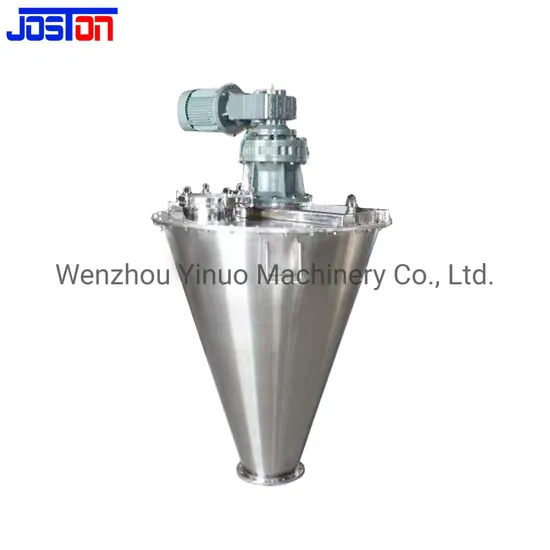Activated Ingredent Solid Powder Auger Feed Vertical Double Screw Blender Mixing Machine