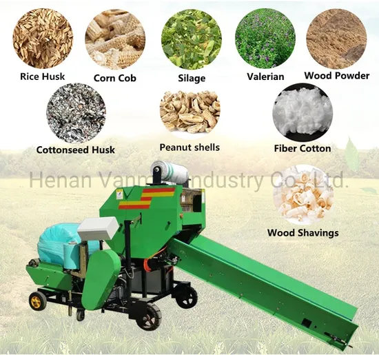 India Farmer Baler Machine for Sheep Silage Baler Mini Round Hay Baler