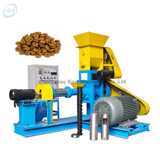 Electric Floating Fish Feed Making Manufacturing Machinery Pet Dog Food Pellet Extruder Machine