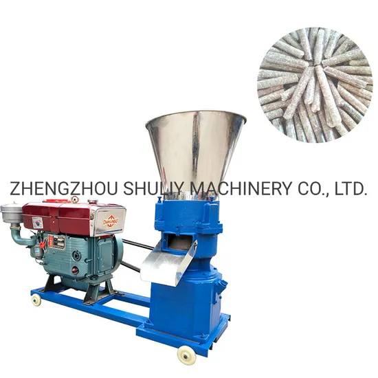 Home Use Small Flat Die Wood Pellet Mill Grass Corn Pellet Mill