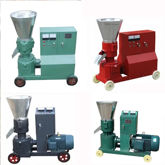 1100kg Animal Chicken Feed Wood Flat Die Pellet Press Mill for Sale