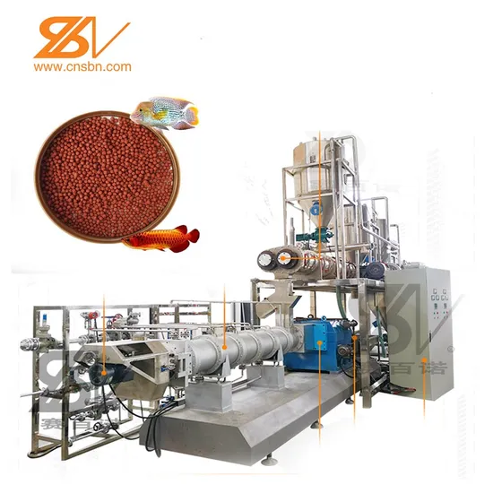 Advanced Automatic Floating Fish Feed Production Line Machine