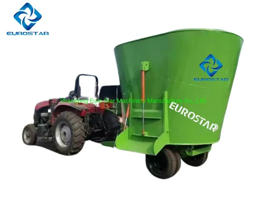 16m3 Feeding Mixing Machine Cow Cattle Camel Animal Feed Mixer for Dairy Farm Equipment Grinder Tractor Traction Pto Driven Farming Horizontal Vertical Fixed
