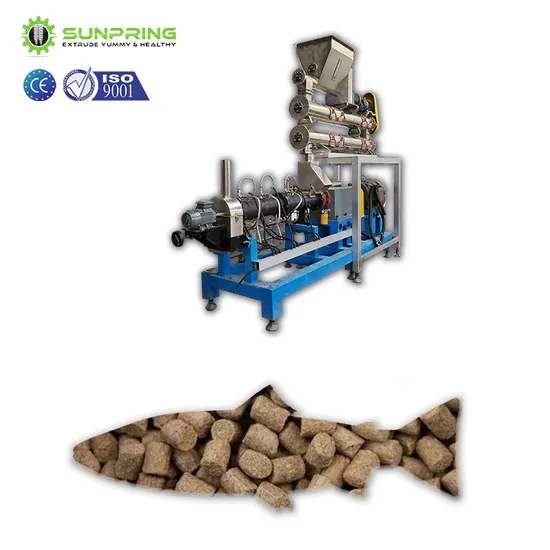 Small Floating Fish Feed Extruder Production Line Fish Feed Extruder Production Line Fish Pellet Machine Floating Fish Feed Line