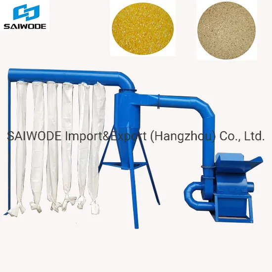 Factory Price Grain Hammer Mill Machine with Dust Collector