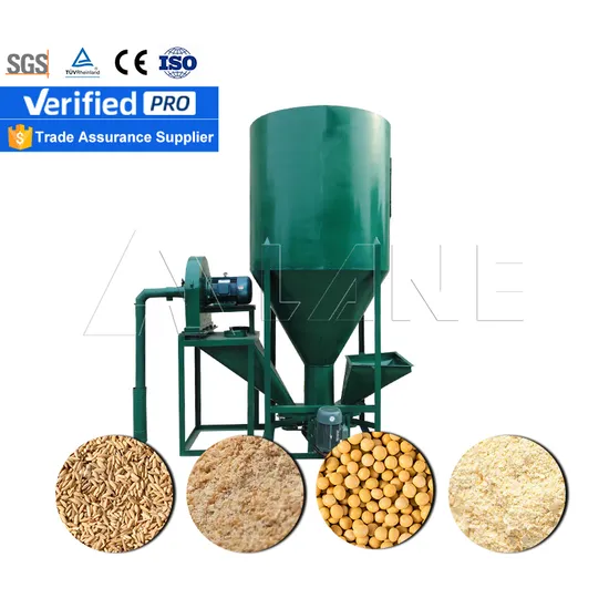 Lane Poultry Feed Mixer Grinder Machine Animal Feed Mixer Vertical Feed Mixing Machine Price