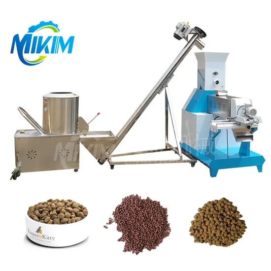 Livestock Poultry Pet Dog Animal Food Making Machine 1mm-12mm Feed Pellet Extruder Floating Sinking Fish Feed Processing Machine