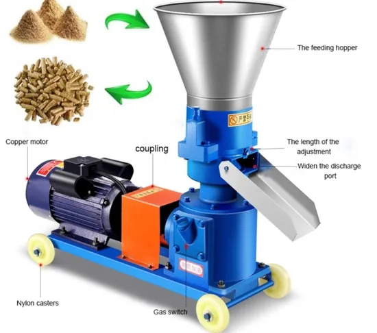 Cow Feed Making Machine Feed Granulator Animal Feed Pellet Mill