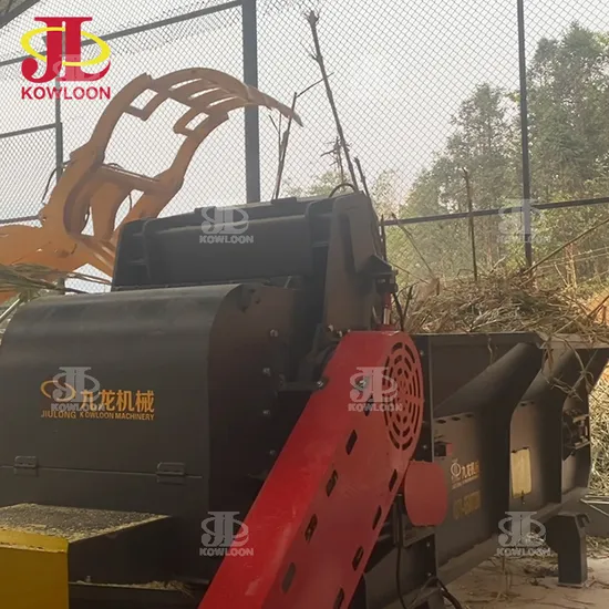 New Technology Thick Strengthen Screen 35 Tons Per Hour Reed Pole Sillage Chopper Machine