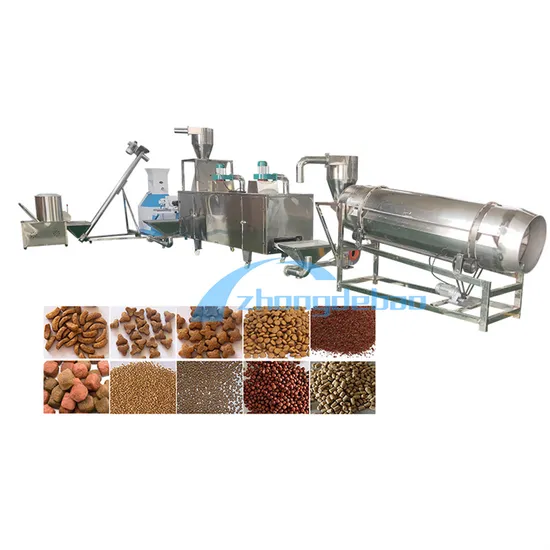Floating Fish Animal Pet Cat Dog Food Feed Pellet Mill Extruder Making Machine Production Process Line