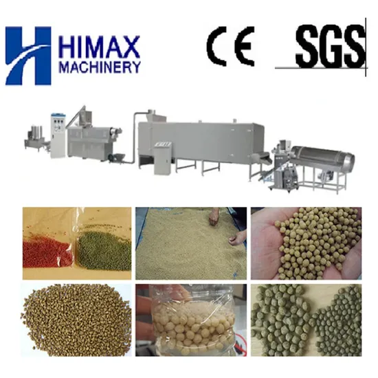 Floating Fish Feed Pellet Production Line Animal Feed Pellet Machine