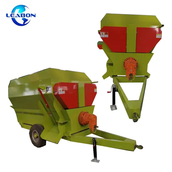 Self-Propelled Cattle Feed Mixer Dairy Farm Horizontal Vertical Tmr Feed Crusher Mixer