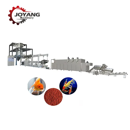 Automatic Granules Feed Pelleting Machinery Extruder Floating Fish Food Making Machine