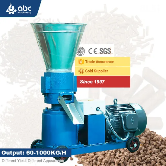 Best Factory Sale Electric Animal Cow Chicken Poultry Feed Making Machine for Pelletizing Manufacturing, Broiler, Cattle