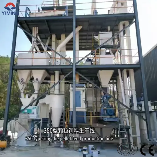 Pig Cattle Chicken Fish Poultry Livestock Feed Processing Granulator Machines Pellet Making Farm