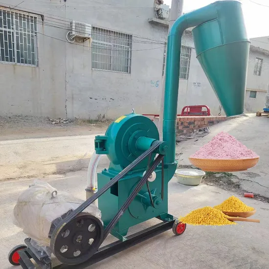 Small Portable Wheat Corn Powder Mill Machine/High Performance Hammer Flour Grinder/Self Priming Corn Flour Grinder Machine