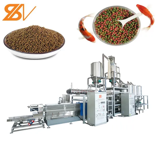 Fully Automatic 1000kg/H Steam Types Floating Fish Feed Machine Fish Feed Extrusion Machine