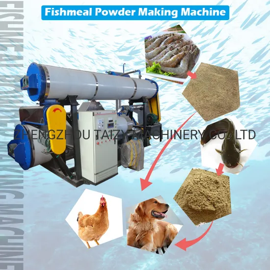 Easy Operation Fish Meal Powder Production Line Fish Feed Processing Machine