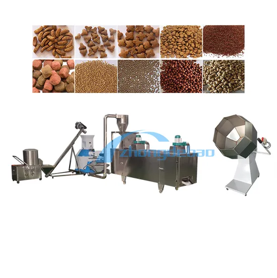 Pet Fish Dog Food Machines Extruder Process Line Machine for Floating Fish Food Feed Production