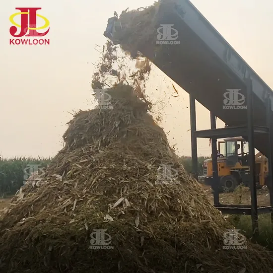 New Design 10 Tons Per Hour Green Waste Chopping Machines Corn Cobs Chopper Silage Machine