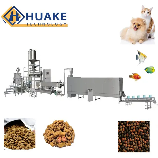 Cat Food Production Line Animal Pet Dog Food Pellet Making Processing Extruder Machine Price